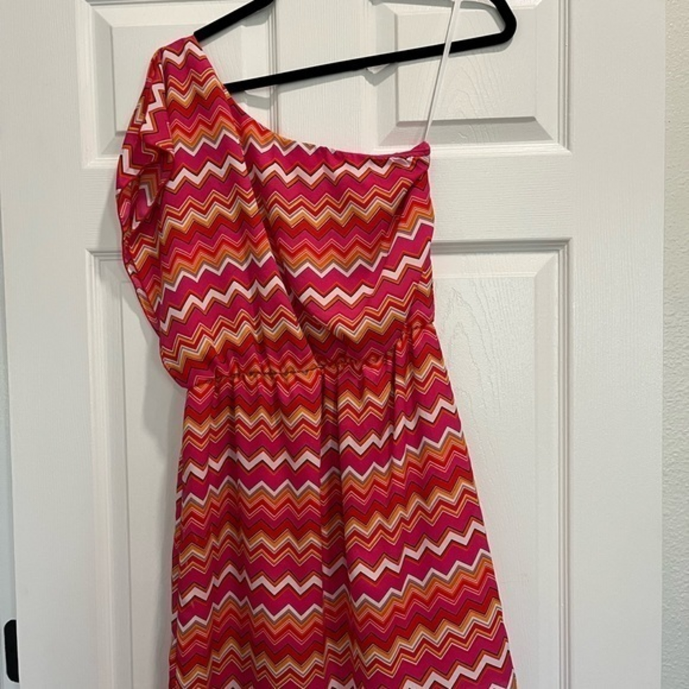Asymmetrical one shoulder dress women’s size medium‎